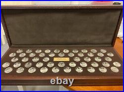 Medallic History 50 Coin Set American Revolution Limited Edition Solid Sterling