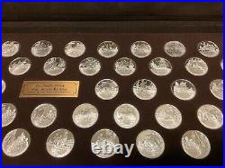 Medallic History 50 Coin Set American Revolution Limited Edition Solid Sterling