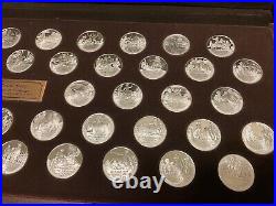 Medallic History 50 Coin Set American Revolution Limited Edition Solid Sterling
