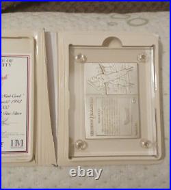 Mickey Mantle 1992 Pinnacle Highland Mint 4.25 Oz. 999 Silver Yankees