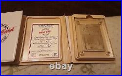 Mickey Mantle 1992 Pinnacle Highland Mint 4.25 Oz. 999 Silver Yankees