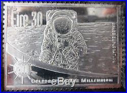 Millennium Stamps Collection 2000 Solid Sterling Silver Proof from Hibernia Mint