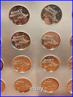 Mini Shuttle Series by Galaxy Solid Sterling Silver ASW 3.1oz Outer Space Coins