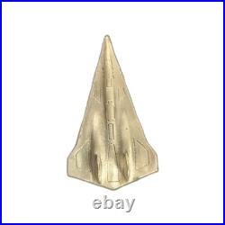 MkBarz Fighter Jet. 999 Hand Poured Silver