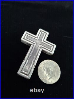Mk Barz 4 Tr oz silver cross. 999 FS