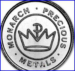 Monarch Precious Metals 50 Gram (1.76 Troy Oz) Silver Square. 999 Fine Silver