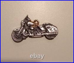 Motorcycle. 999 Fine Silver Hand Pour 20.5 Grams Solid With COA And Display #8