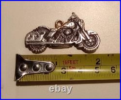 Motorcycle. 999 Fine Silver Hand Pour 20.5 Grams Solid With COA And Display #8