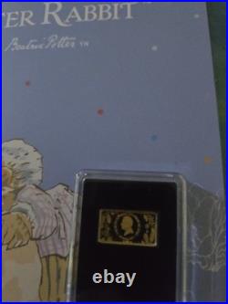 Mrs Tiggy Winkle 2024 Solid Gold Bar Coin