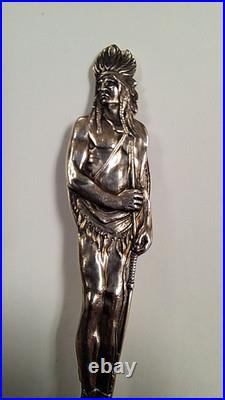 NATIVE AMERICAN STERLING SILVER SPOON 1000 ISLAND HOUSE 26.0 Grams