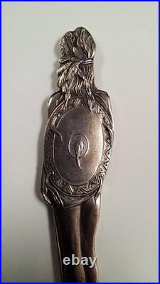 NATIVE AMERICAN STERLING SILVER SPOON 1000 ISLAND HOUSE 26.0 Grams