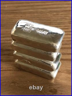 NEW 1 Troy Oz Solid Silver Bar Hand Poured (999 Fine Silver)