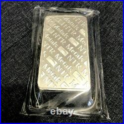 NTR METAL solid Pure Silver 10oz Ten Ounce Troy 312 grams. 999 Fine Bullion Bar