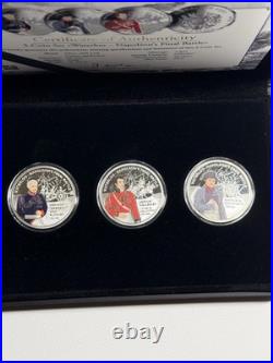 Napoleons Final Battle Solid Pure Silver 3 Coin Set VERY LOW MINTAGE & RARE