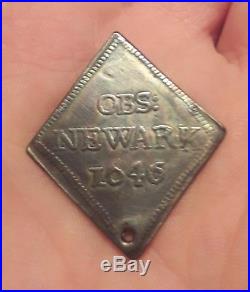 Newark 1646 ninepence silver siege piece, stunning forgery coin. Solid silver