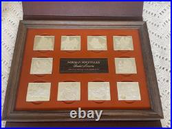 Norman Rockwell's Fondest Memories First Edition Proof Set/Solid Sterling Silver