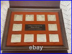 Norman Rockwell's Fondest Memories First Edition Proof Set/Solid Sterling Silver