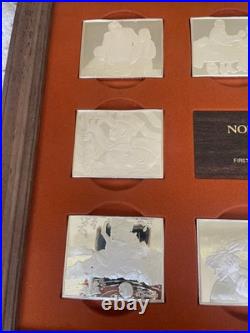 Norman Rockwell's Fondest Memories First Edition Proof Set/Solid Sterling Silver