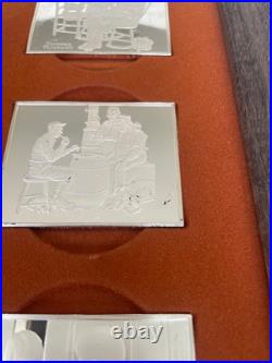 Norman Rockwell's Fondest Memories First Edition Proof Set/Solid Sterling Silver