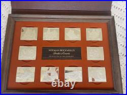 Norman Rockwell's Fondest Memories First Edition Proof Set/Solid Sterling Silver