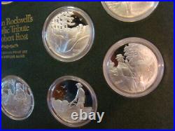 Norman Rockwell's Medallic Tribute to Robert Frost 12 Solid Sterling Silver Coin