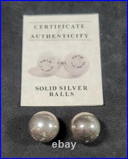 Northwest Territorial Mint Solid Silver Balls 2 Troy Ounces Rare Find