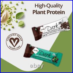 NuGo Dark Mint Chocolate Chip, 13g Protein Bar Vegan, GF, Non-GMO Kosher