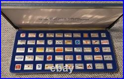 Official Emblems of the World's Greatest Airlines Solid Sterling Silver & Enamel