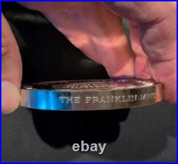 Over Half Pound Solid Sterling Silver Jfk Memorial Proof Medallion, Beautiful Over Half Pound Solid Sterling Silver Jfk Memorial Proof Medallion, Beautiful