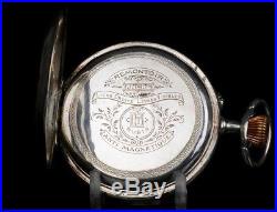 Oversized Solid-Silver Pocket Watch. With Coat of Arms. Switzerland, 1900