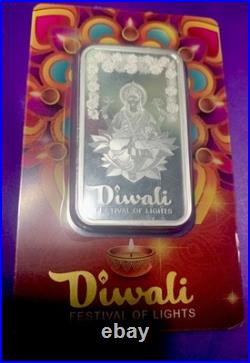 PAMP Suisse DIWALDI Festival Of Lights 1oz. 999 Fine Silver Bar-only 4,000 Made