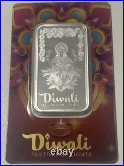 PAMP Suisse DIWALDI Festival Of Lights 1oz. 999 Fine Silver Bar-only 4,000 Made