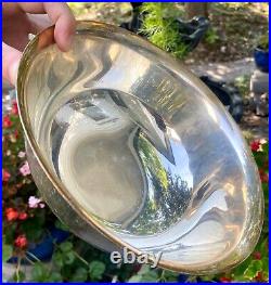 PERFECT Alvin Sterling Silver Paul Revere Large 9 Inch Footed Bowl Heavy Bullion