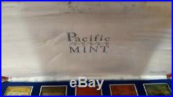 Pacific Mint Set Corvette Collectors Edition. 925 Solid Silver Ingots 1953-1967