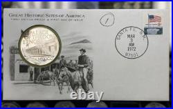 Palace of Governors New Mexico 1972 Solid Sterling Silver Medal