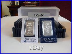 Pamp Suisse Rosa 1 oz solid silver full box 25 oz