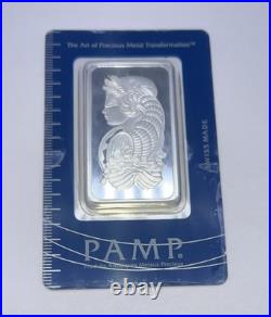 Pamp Sussie Lady Of Fortuna 1 Ounce. 999 Fine Silver Bar In Assay Card Unopened