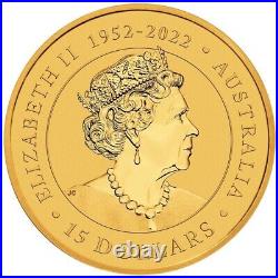 Perth Mint 1 / 10 Oz 9999 Solid Gold Australian Kangaroo 2023 Bullion Coin