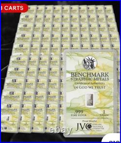 Pure Solid Silver Bars For Trade / Barter When The Dollar Collapses Lot Of 100