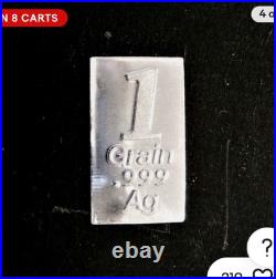 Pure Solid Silver Bars For Trade / Barter When The Dollar Collapses Lot Of 100