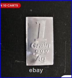 Pure Solid Silver Bars For Trade / Barter When The Dollar Collapses Lot Of 100