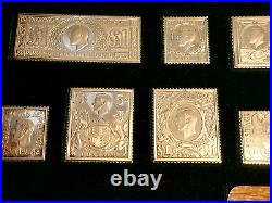QE II Silver Jubilee. 925 silver Stamps of Royalty Set of 25. 482g of silver