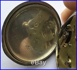 Queen Victoria Jubilee Pocket Watch Solid Silver Hallmarked 1886