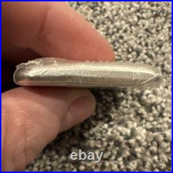 RARE! 100 gram Silver Bar Geiger Edelmetalle (Original Square Assay) Serial #