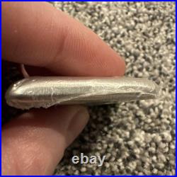 RARE! 100 gram Silver Bar Geiger Edelmetalle (Original Square Assay) Serial #