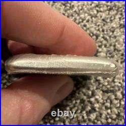 RARE! 100 gram Silver Bar Geiger Edelmetalle (Original Square Assay) Serial #