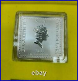RARE 2011 Spongebob Square Pants 4 Coin Set Niue 999 Fine Silver