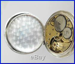 RED CROSS Vintage Ladies OMEGA SOLID SILVER Pocket Watch 35mm 1914's