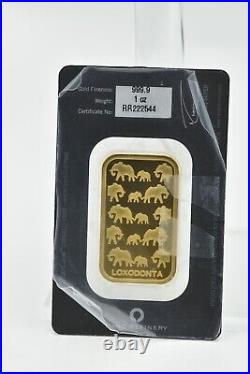 Rand Refinery 999.9 1 Ounce OZ Fine Solid Yellow Gold Bar RP222544 Sealed Case