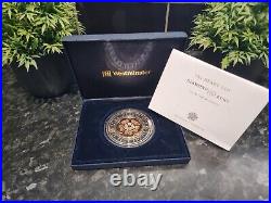 Rare 2009, Solid 5 Oz solid Silver Coin Rare Henry VIII Coin Rudy Stones